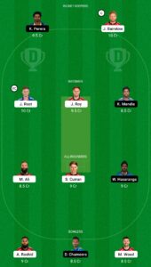 ENG vs SL 1st ODI Dream11 Team Prediction