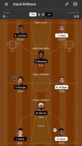 PHX vs LAC Dream11 Team Prediction
