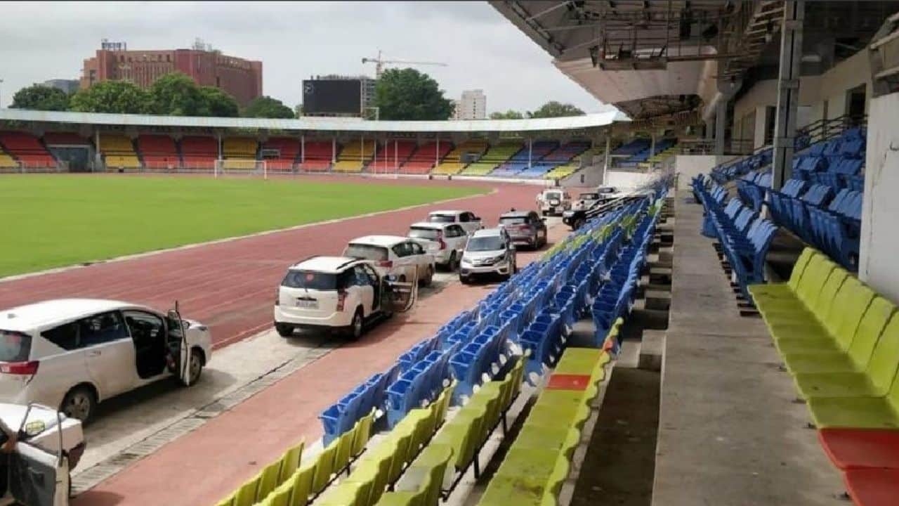 Sports Complexes Have Turned Into Parking Lots In Maharashtra As Sharad Pawar And MVA Ministers Park Car On Running Track For Athletes