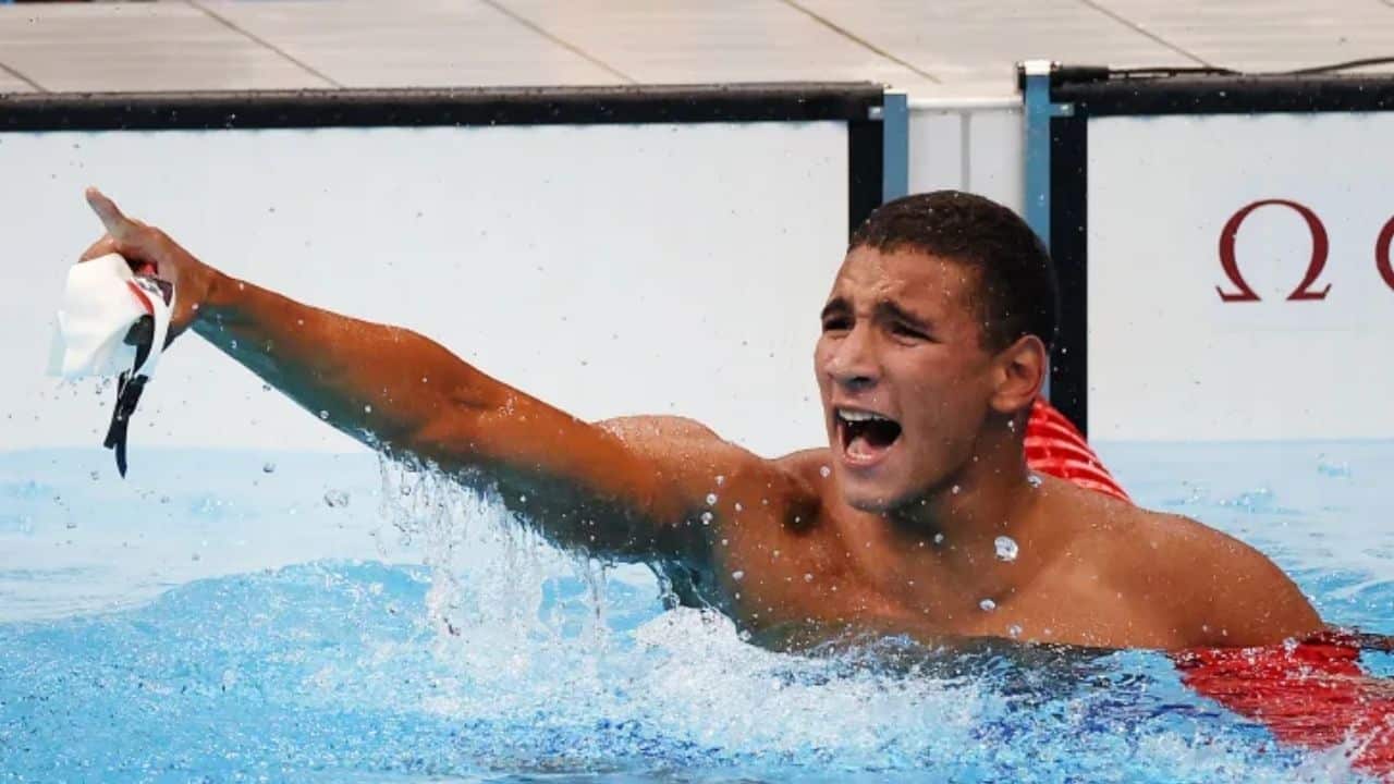 Ahmed Hafnaouni Wins Gold Medal At The Tokyo Olympics In Swimming, Know His Age, Height, Country, Net Worth And Ethnicity