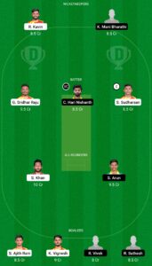 LKK vs DD Dream11 Team