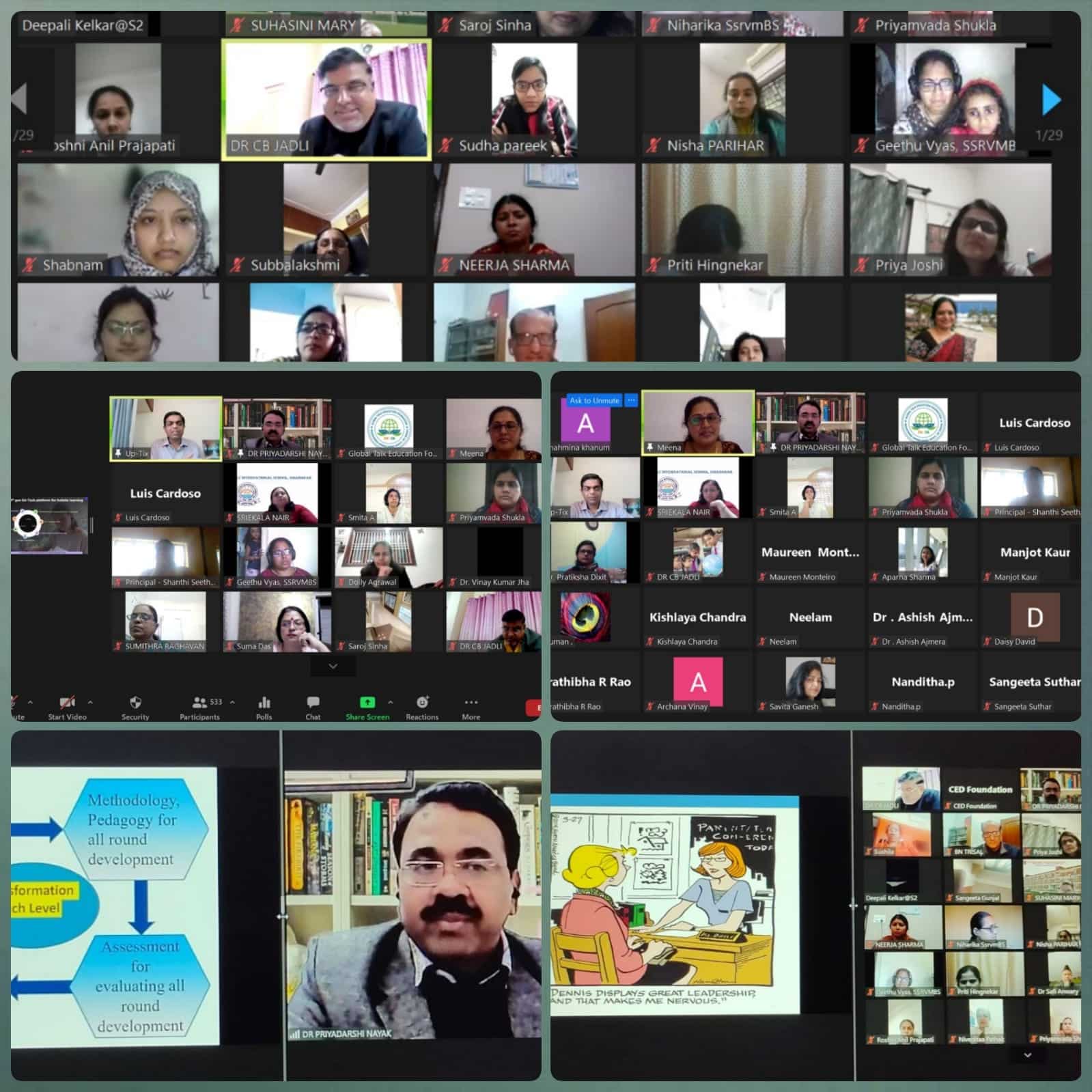 Center For Education Development Foundation Virtual Workshop, Charcha On NEP 2020 At Global Principals' Foundation