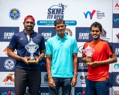 Arjun Kadhe wins singles title at SKME ITF Open