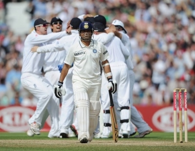 Barmy Army trolled for wishing Sachin on birthday with image of his dismissal