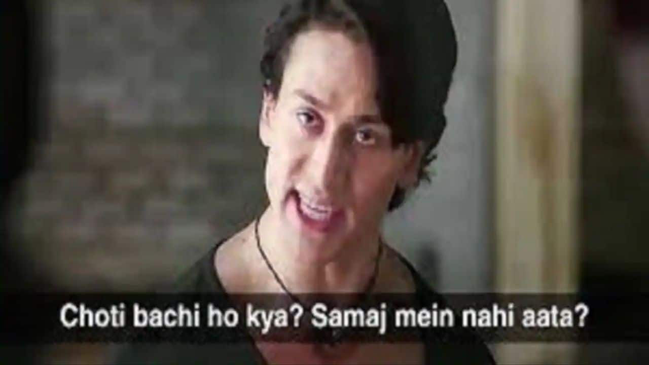 Tiger Shroff Choti Bachi Ho Kya Memes Go Viral On Twitter