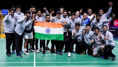 India reach maiden Thomas Cup final with thrilling 3-2 win over Denmark (Ld)