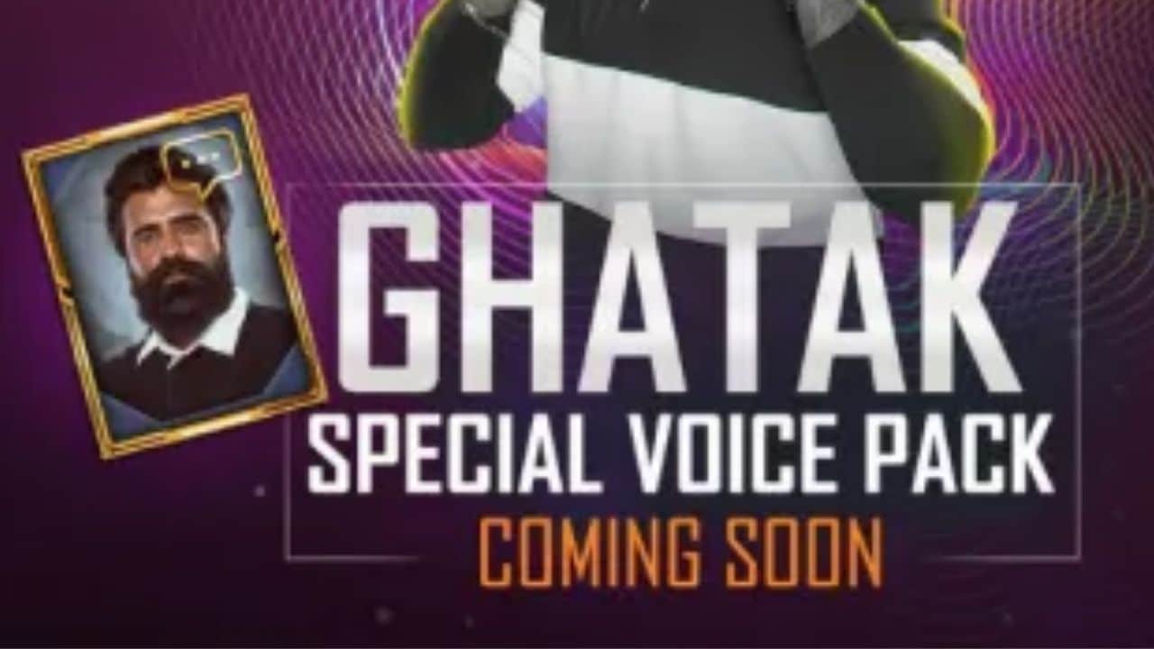 BGMI How To Get Ghatak Special Hindi Voice Pack, Price And Download