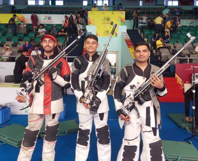 Niraj claims Men’s 3P gold at 20th Kumar Surendra Singh Memorial Shooting