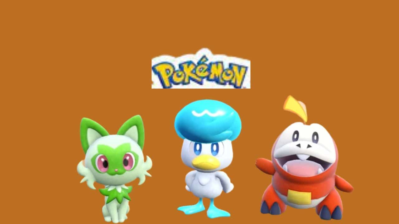 Pokemon Scarlet And Violet Gen-9 Starters Pokemons Revealed