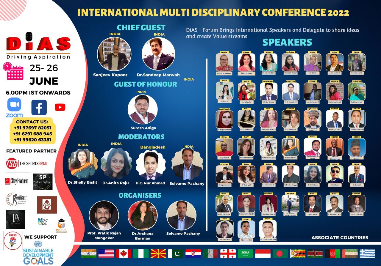 International Multidisciplinary Conference 2022 On 25th – 26th June, 2022