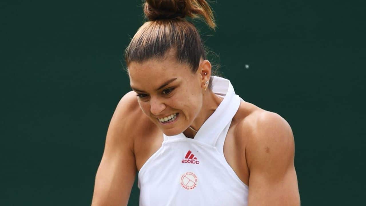 Adidas Wimbledon 2022 Maria Sakkari Bra Outfit Goes Viral