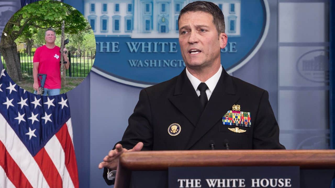 Watch Ronny Jackson Gun Grab Video On Twitter Challenging Joe Biden To Take Away His Rifle Goes Viral