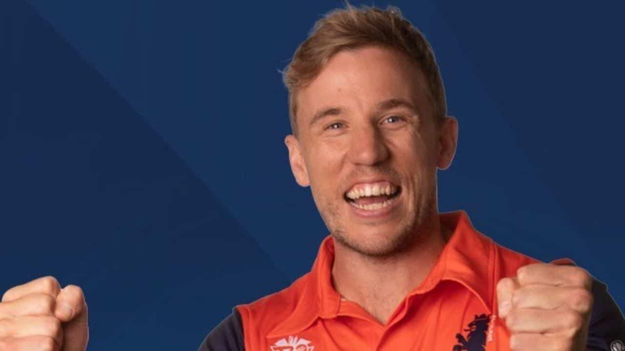 Watch Logan Van Beek Becomes First Netherlands Bowler To Take A T20 Hat-Trick During World Cup Qualifier Vs Hong Kong, Video Goes Viral