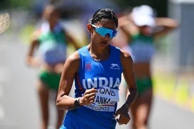 India’s Priyanka Goswami wins silver in race walk, shatters national record