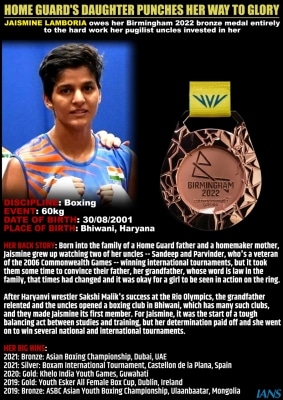 CWG 2022: Nitu, Amit, Nikhat storm into finals; Jaismine takes bronze after losing semifinal (Ld)