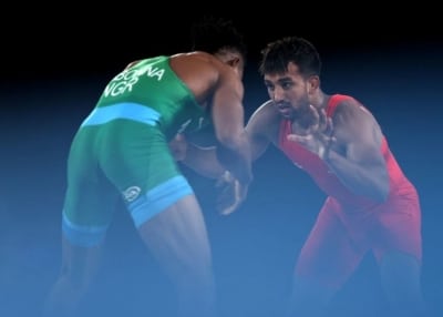 CWG 2022: 19-yr-old Indian grappler Naveen bags gold, beats Pakistan’s Muhammad Sharif Tahir