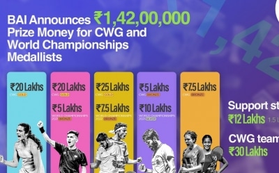 Financial windfall for shuttlers as BAI announces cash rewards of close to Rs 1.5 cr