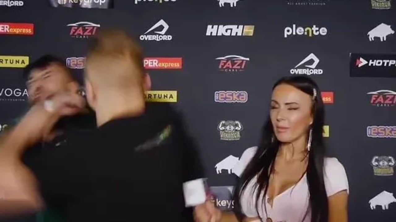 Amadeusz “Ferrari” Roslik Lands Sucker Punch On YouTuber Sedak During Interview, Video Goes Viral