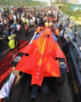 Formula E car unveiled in Hyderabad