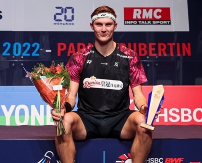 French Open badminton: Viktor Axelsen clinches men’s singles title