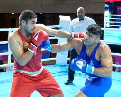 National Games Boxing: Sanjeet makes winning return to the ring after CWG, enters quarters