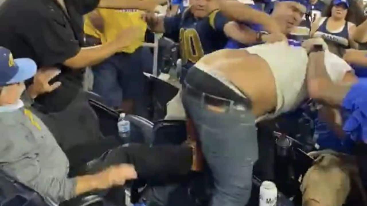 Watch Chargers Fans Fight Each Other In The Stands During Game vs Chiefs, Video Goes Viral