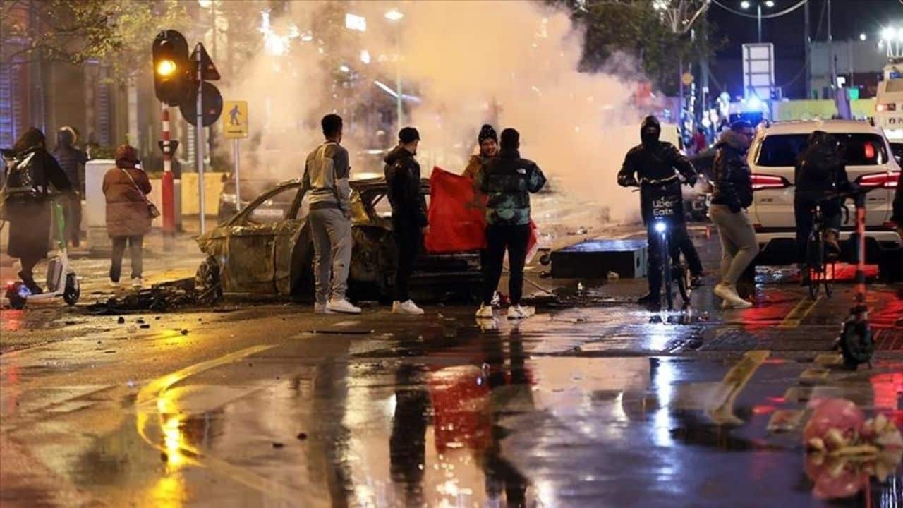 Watch Morocco Fans Go On A Rampage In Netherlands And Belgium As Riots Break Out After FIFA World Cup Match, Video Goes Viral