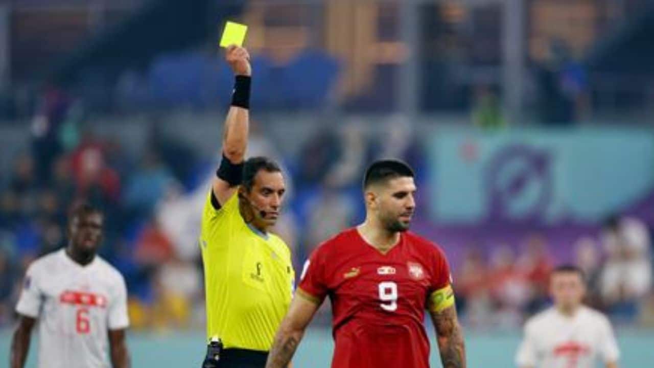 Explained why is a player shown a yellow card for removing his/her jersey in football and rule meaning
