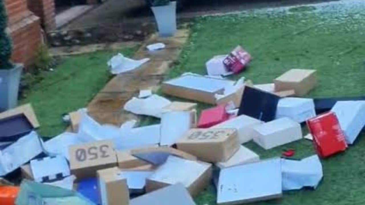 Watch Greg Halford throws his cheating partner Kirsty Goh stuff out of the house, video goes viral