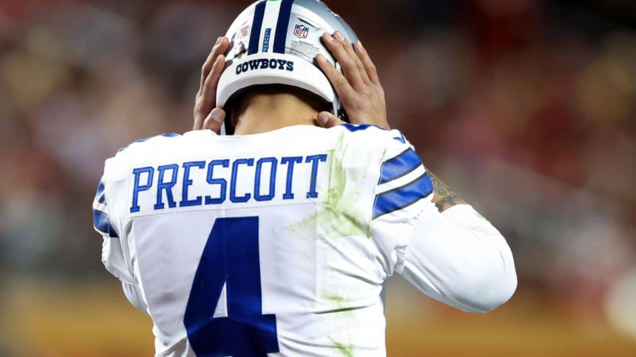 Watch Cowboys fans burn Dak Prescott jersey after losing in the divisional round, video goes viral