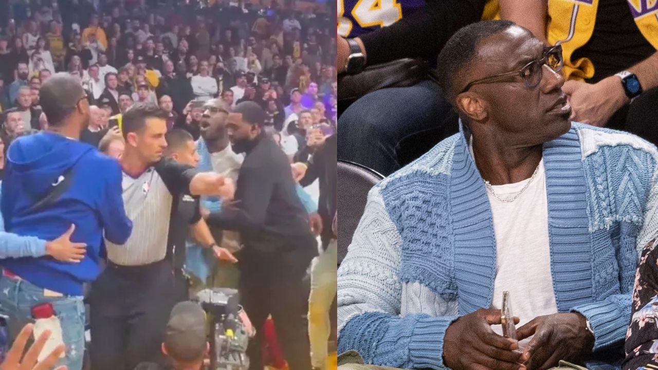Watch Shannon Sharpe bickers with Steven Adams and Tee Morant, fight video goes viral
