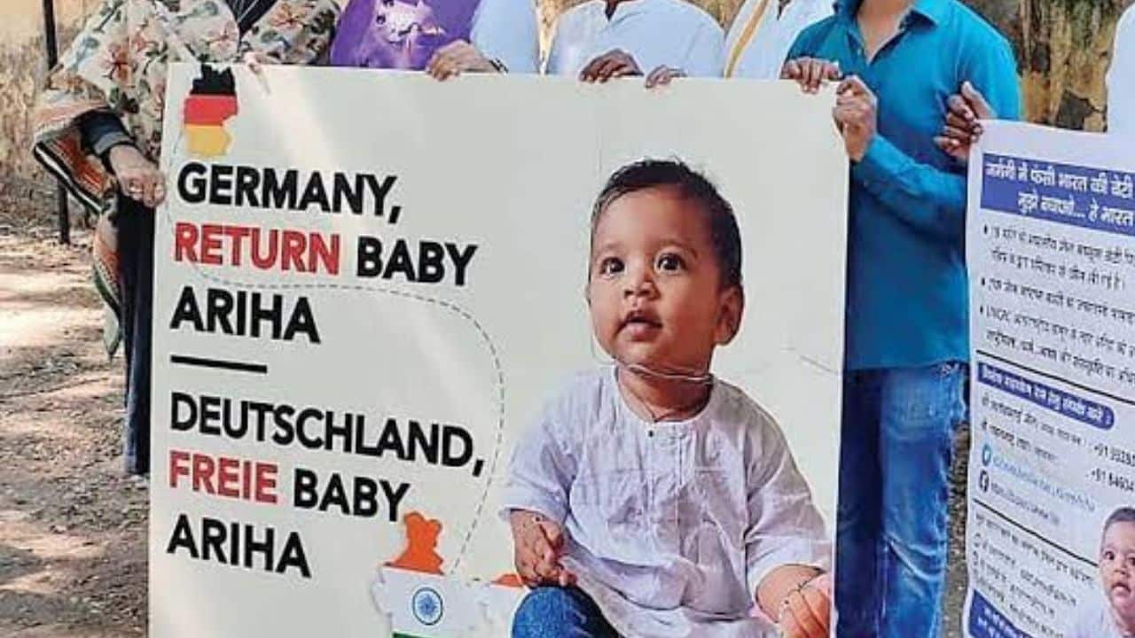 Who is Ariha Shah baby being held in Germany, her full story, case, parents and latest update