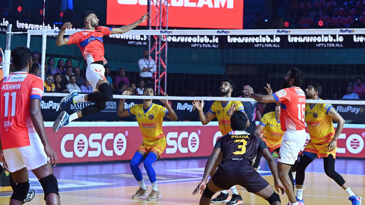 PVL 2023 live streaming telecast in India, score and results