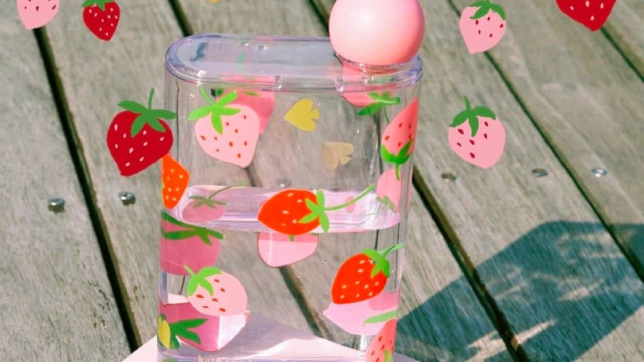 Starbucks X Kate Spade strawberry water bottle 2023 price and where to buy online