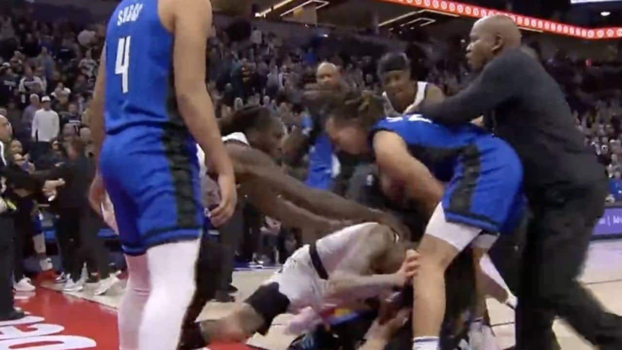Watch Austin Rivers and Mo Bamba engage in fistfight during Timberwolves vs Magic, fight video goes viral