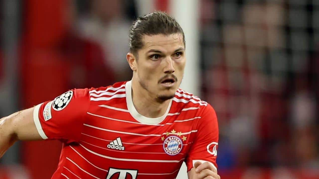 Who is Marcel Sabitzer, his age, height, stats, transfer fee and jersey number