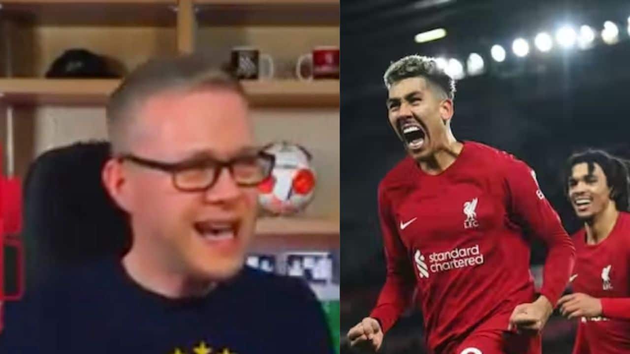 Watch video of Mark Goldbridge crying on live stream as Liverpool trash Man Utd 7-0 goes viral
