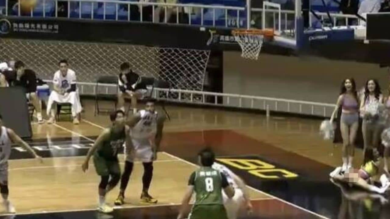 Watch cheerleaders twerk to distract player during free throw in Taiwan basketball league, video goes viral