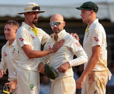 3rd Test, Day 2: Lyon eight-fer puts Australia on verge of win after bowling out India for 163 (Ld)