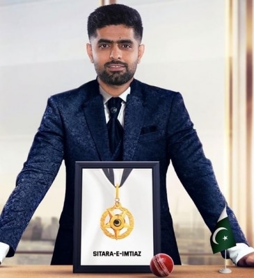 Pakistan skipper Babar Azam receives top civilian award, Sitara-e-Imtiaz