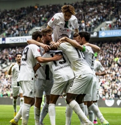 Monchengladbach beat Wolfsburg in Bundesliga