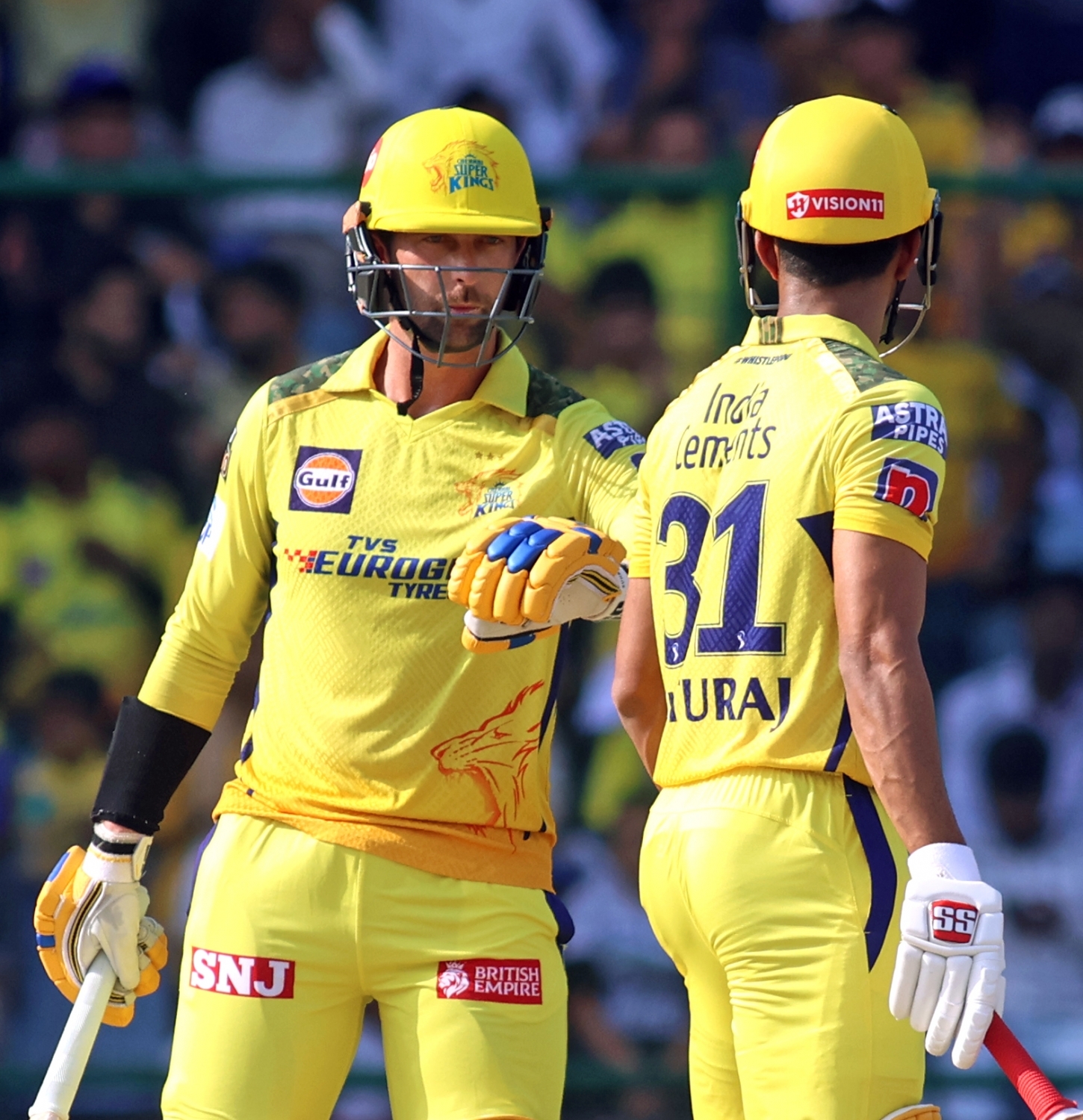 IPL 2023: Conway, Gaikwad help CSK become second team to qualify for playoffs with 77-run win over DC (ld)