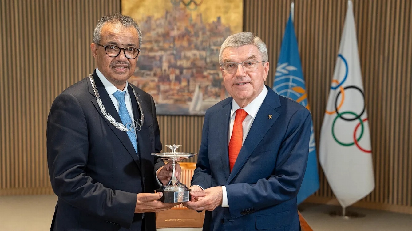 IOC awards Olympic Order to WHO Director-General Tedros Ghebreyesus