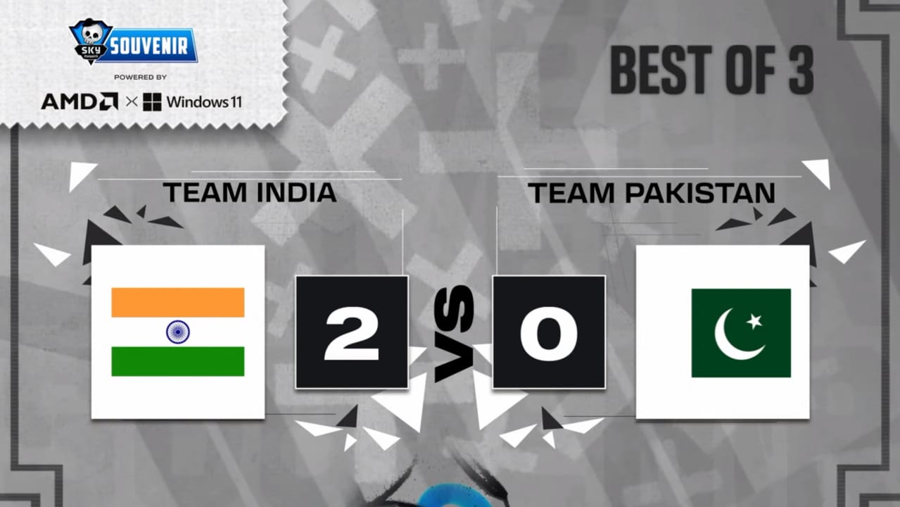 Skyesports Souvenir 2023: India clinches a decisive 2-0 victory against Pakistan