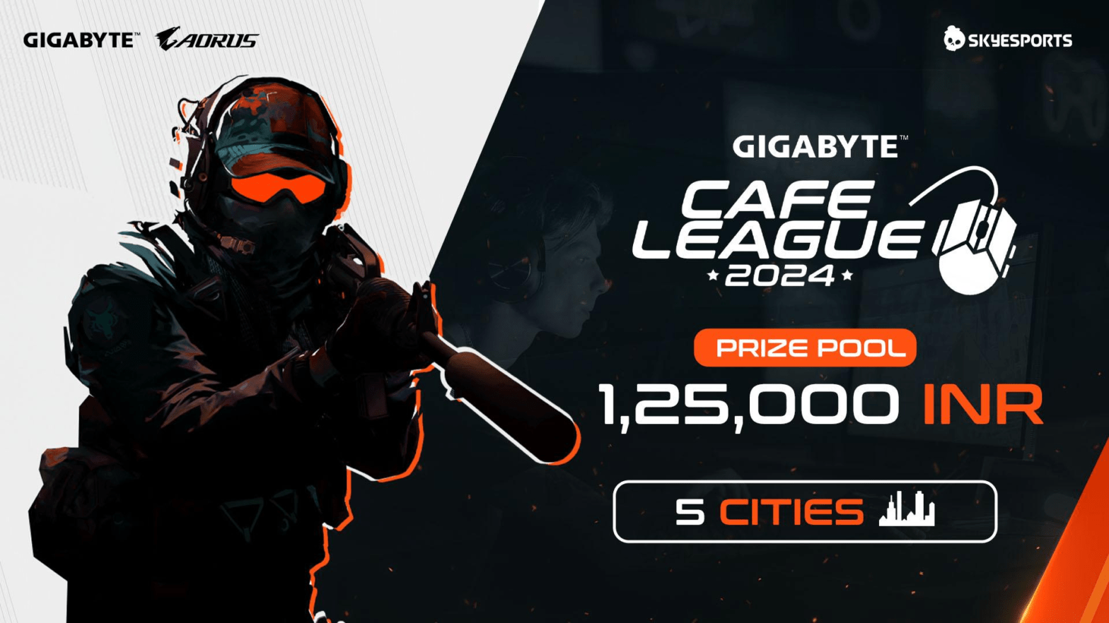 GIGABYTE and Skyesports Power Up the Gaming Scene with INR 125,000 GIGABYTE Cafe League 2024 Across 5 Cities