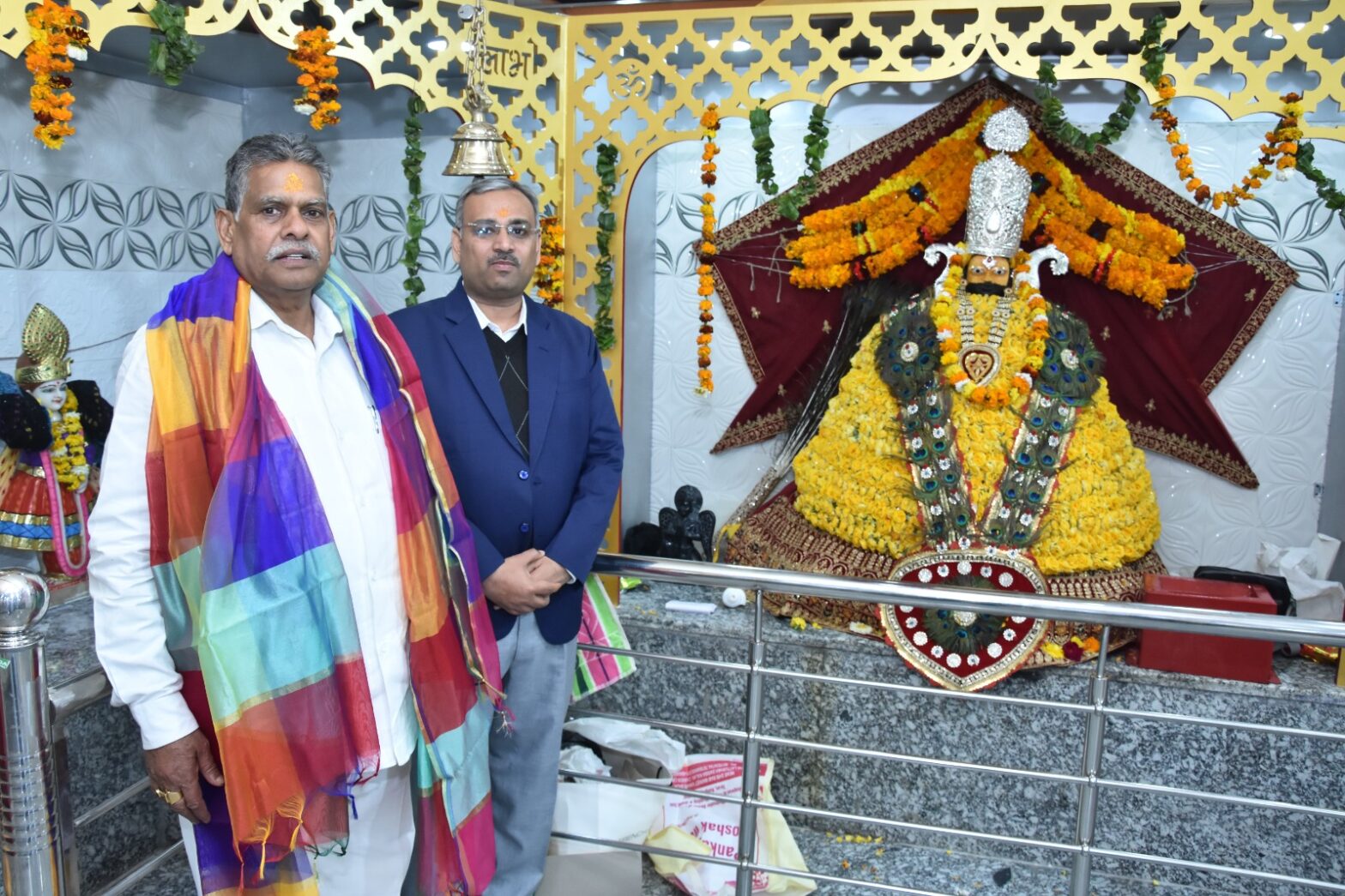 शक्तिपीठ देवी माँ कालकाजी के आशीर्वाद से दक्षिण दिल्ली, कालकाजी, गोविन्दपुरी में भगवान खाटूश्याम व अन्य देवी देवताओं की मूर्ति प्राण प्रतिष्ठा कार्यक्रम सम्पन्न