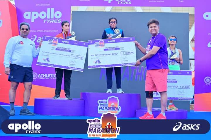 TFCI Athletes give remarkable performances in the New Delhi National Marathon