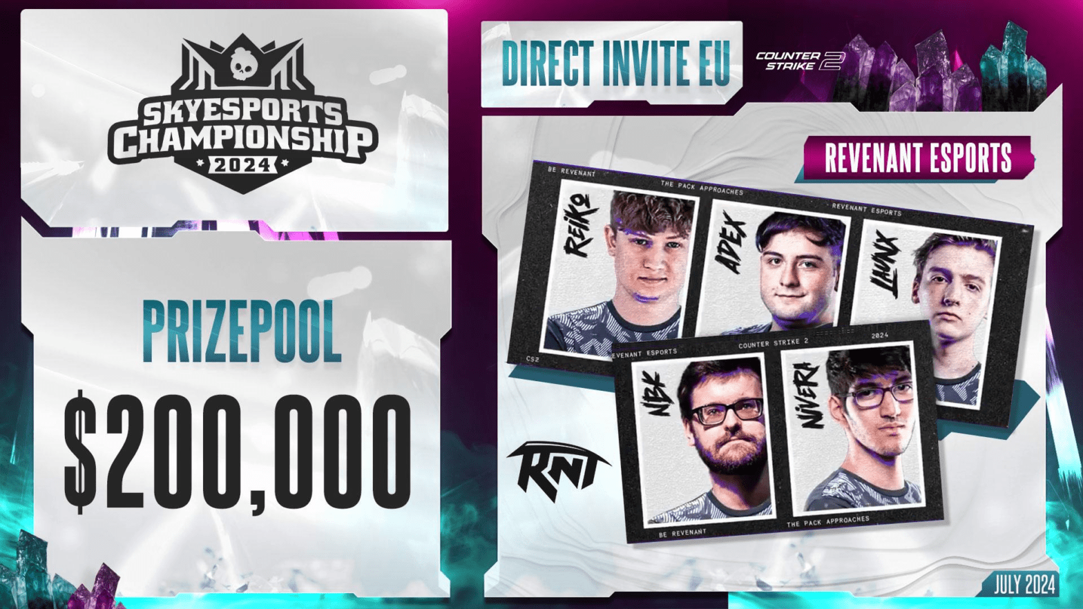 Revenant Esports, headlined by NBK, to travel to India for $200,000 Skyesports Championship 2024