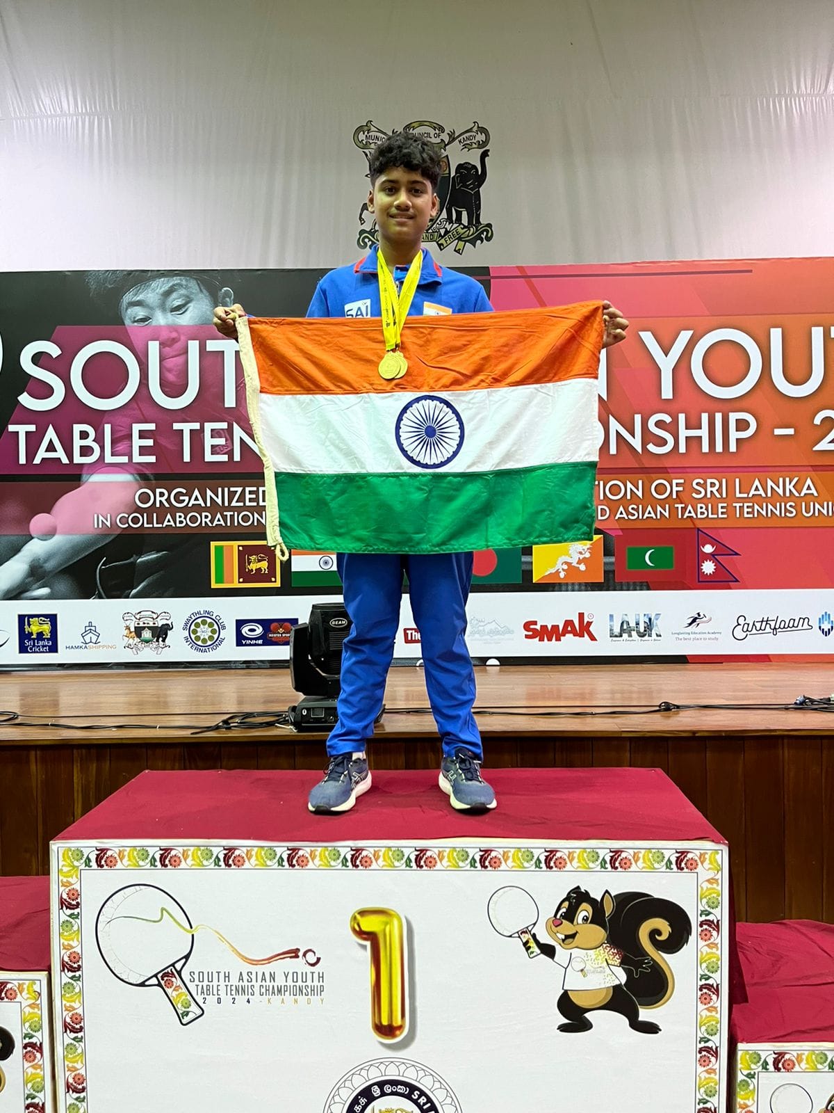 Orchids The International School’s student Sahil Rawat to represent India in World Table Tennis Championship
