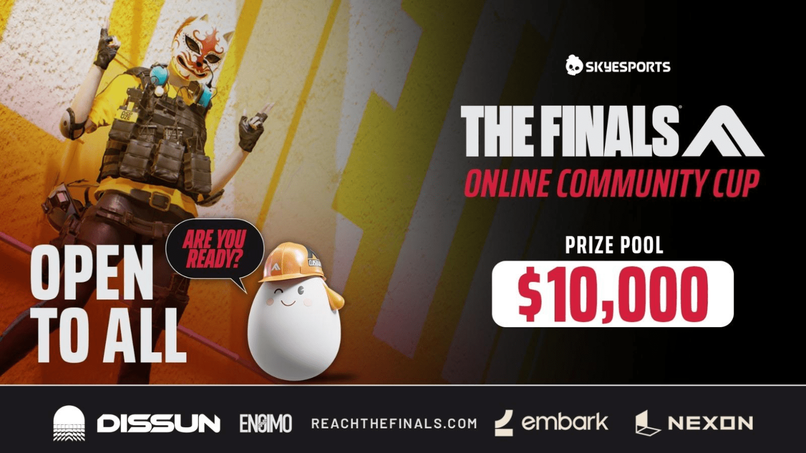 Skyesports unveils open-for-all THE FINALS Online Community Cup with a $10,000 prize pool